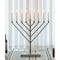 Vintiquewise Large Metal Silver Coated Hanukkah Menorah 2 Ft. For Synagogue QI003814.S - alternate 5